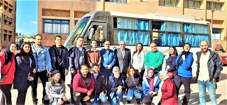 A Humanitarian Aid Convoy Headed to Abdel Qader District