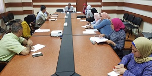 اجتماع اللجنة المركزية للتدريب الميداني بجامعة فاروس