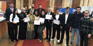 PUA Students Won in the Entrepreneurship Students in Bibliotheca Alexandrina