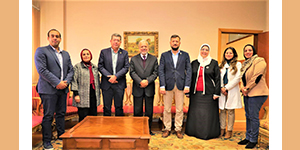 A Delegation from the University of Malaga in a Visit to Pharos University