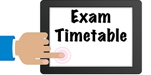 Final exam for spring 2019-2020 Timetable