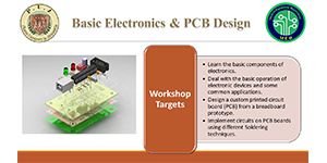 The Faculty of Applied Health Sciences Technology Organizes an Online Summer Workshop Entitled “Basic Electronics Design and PCB”