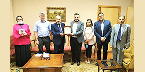 Dr. Ayman El-Baz Paid a Visit to Pharos University