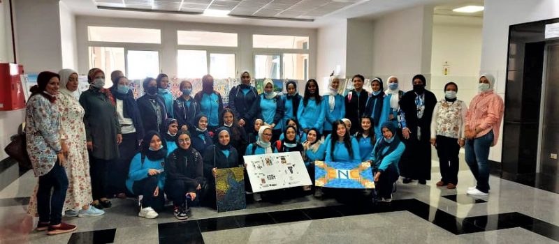 A visit of Elekbal El Koumea Schools in Alexandria to the Faculty of Arts and Design