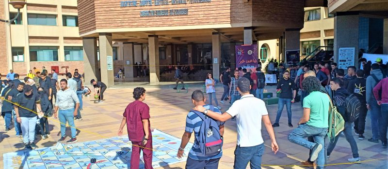 أسرة خير تيم تنظم يوم تعريفي وترفيهي لطلاب الجامعة