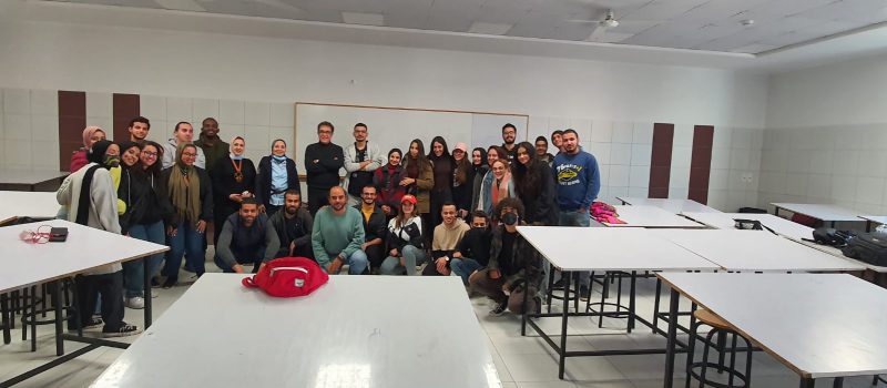 Faculty of Arts and Design organized a workshop for Media Arts Department hosted by the Artist “Sherif Nour”, the Egyptian Musician and Composer