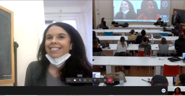 كلية الفنون والتصميم تنظم ورشة عمل إفتراضية لطلاب جامعة نابولي فيدريكو بإيطاليا