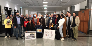 A visit of Talented Students from el-Montazah Directorate to the Faculty of Arts and Design