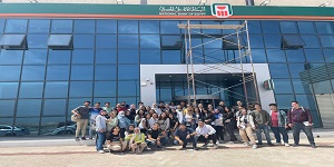 3rd year Architectural Engineering Department Visit Al Ahly Bank