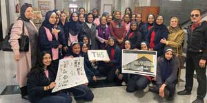 Taha Hussein Secondary School Visit