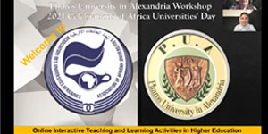ورشة عمل بعنوان “أنشطة التعليم والتعلم التفاعلية عبر الإنترنت في التعليم العالي”