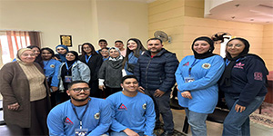 PUA’s Mass Communication Visits Banat Al-Nour Society for Blind Women