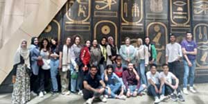 زيارة علمية إلى المتحف المصري الكبير