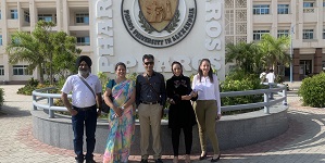 زيارة من الهند الى كلية اللغات و الترجمة