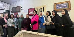 PUA’s Arts and Designs Visit Al-Mala’ika Nursing Home