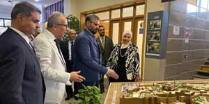 الهندسة المعمارية يستقبل سفير دولة ليبيا