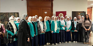 استقبال طالبات مدرسة إدكو الثانوية