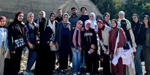 العلوم الصحية تشارك في حملة تشجير