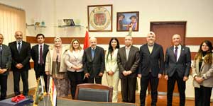 بحث آفاق التعاون الأكاديمي والثقافي المشترك مع القنصلية التركية