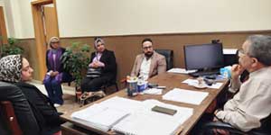 بحث سبل التعاون مع المركز الطبي الجديد