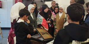 استقبال طلاب مدارس إدارة المنتزه التعليمية