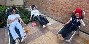 Physical Therapy Participates in a Blood Donation Drive