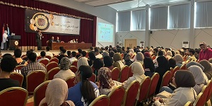 مركز خدمة المجتمع يشارك في اليوم التعريفي لكلية العلوم المالية